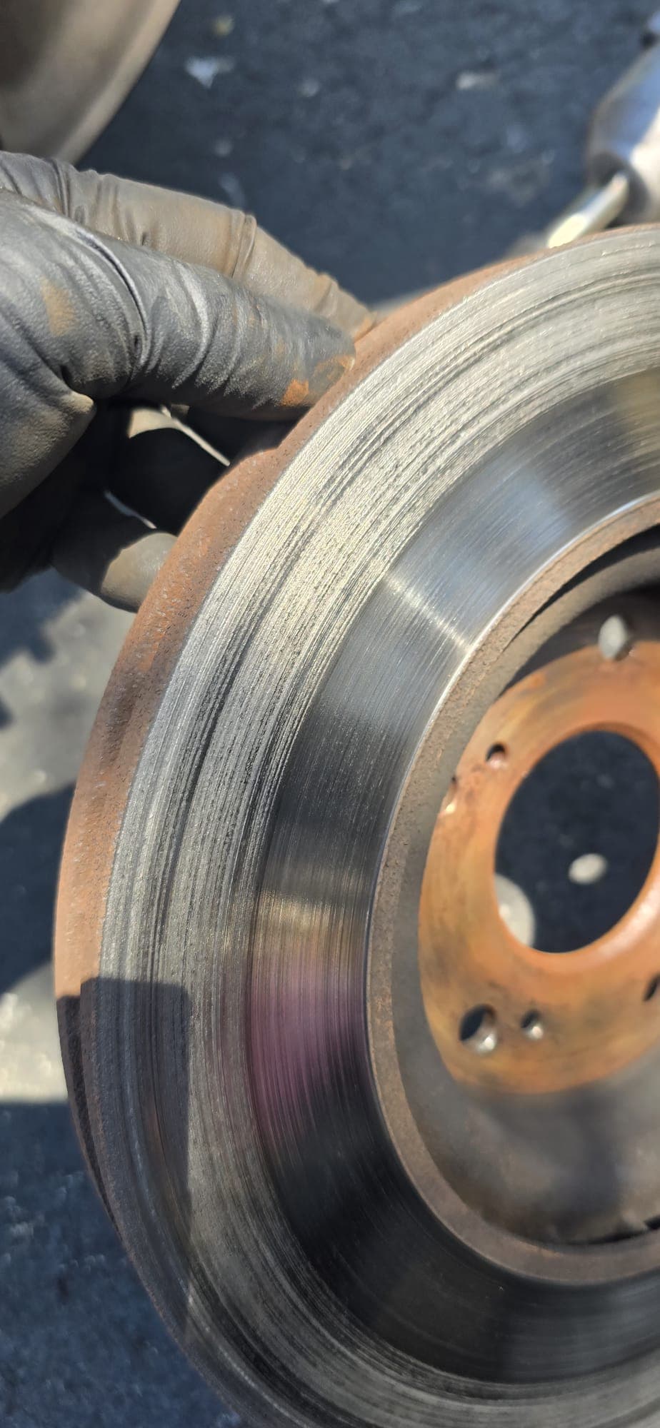 Brake rotor inspection