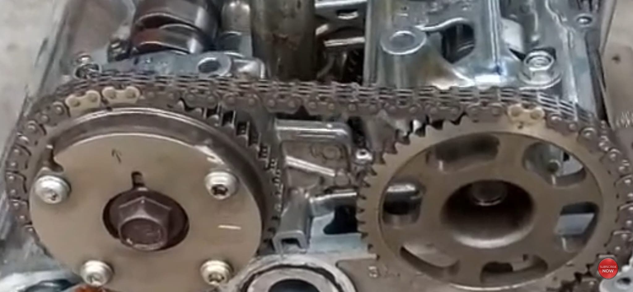 Timing chain and cam sprockets